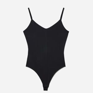 Everlane Cami Bodysuit Black Size XL